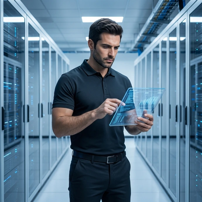 AI Generated Trabajo Incansable - Estilo Corporativo Técnico